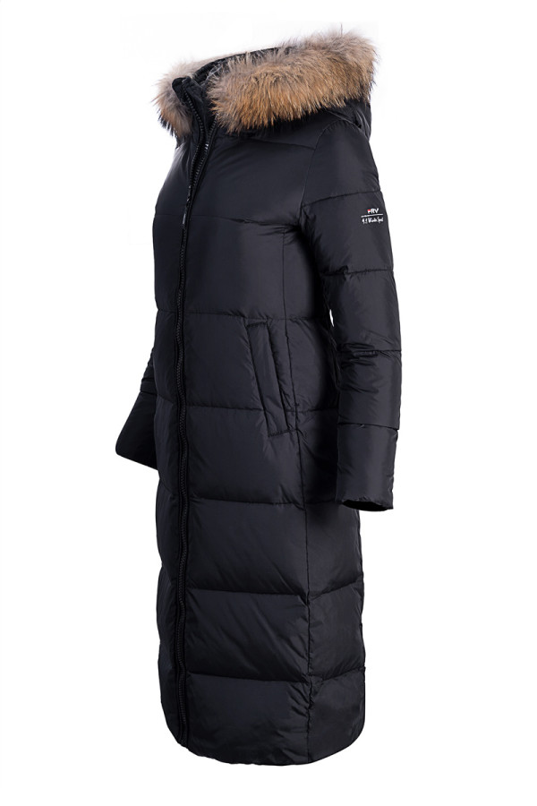 Пальто пухове жіноче Freever WF 21181 чорне, Фото №4 - freever.ua