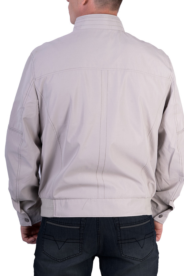 Куртка чоловіча демісезонна J211-192 світло-сіра, Фото №3 - freever.ua