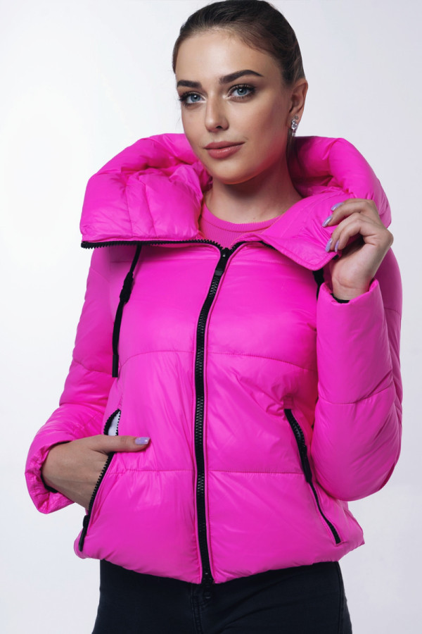 Куртка жіноча Freever WF 2128 малинова, Фото №2 - freever.ua