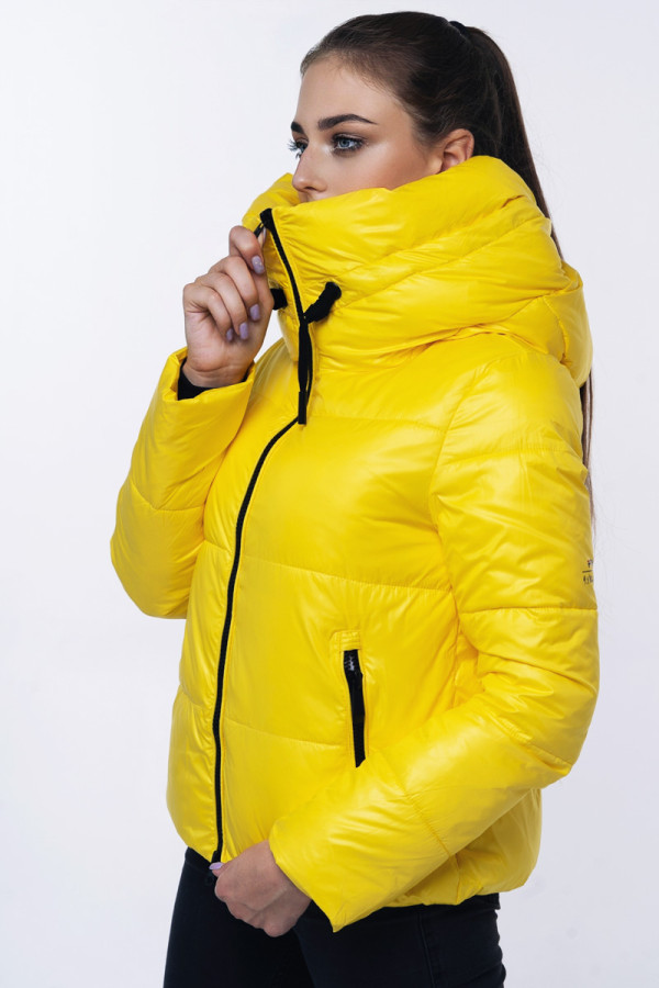 Куртка женская Freever WF 2128 желтая, Фото №4 - freever.ua