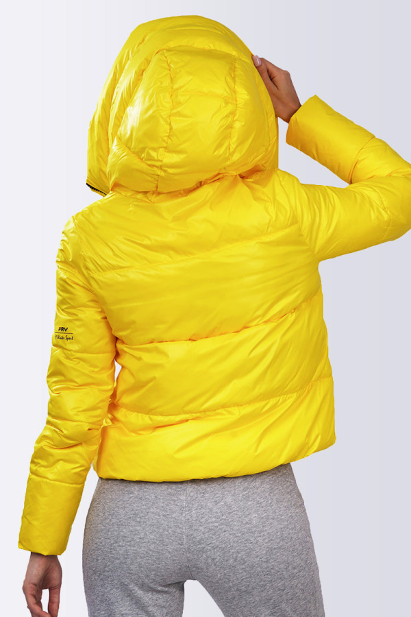 Куртка женская Freever WF 2128 желтая, Фото №6 - freever.ua