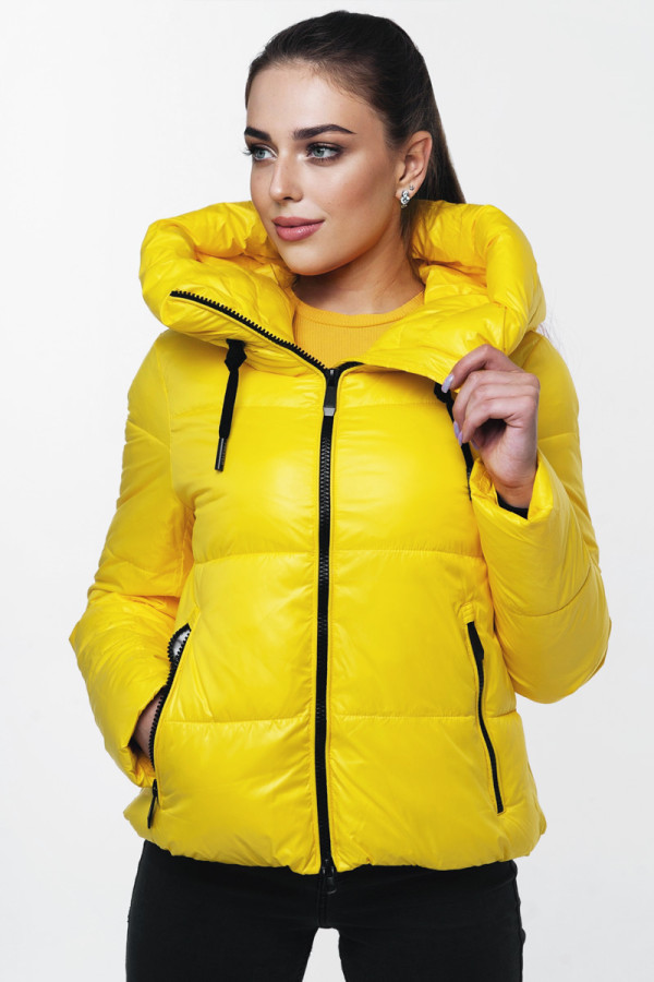 Куртка жіноча Freever WF 2128 жовта, Фото №2 - freever.ua