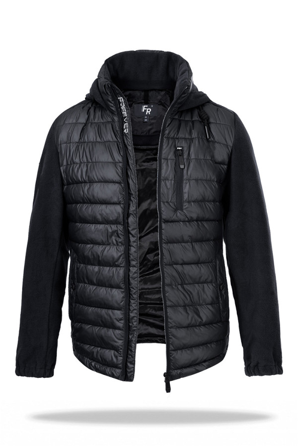 Флисовая куртка мужская Freever WF 2136 черная - freever.ua