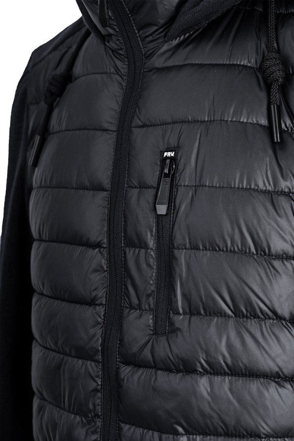 Флисовая куртка мужская Freever  WF 2136 черная, Фото №5 - freever.ua