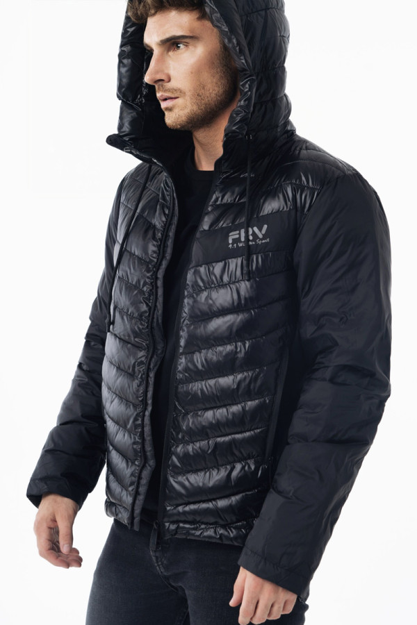 Демісезонна куртка чоловіча Freever WF 21481 чорна, Фото №6 - freever.ua