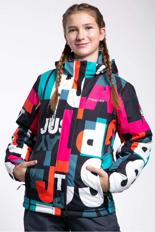 Горнолыжная куртка детская Freever SF 21603 мультиколор - freever.ua