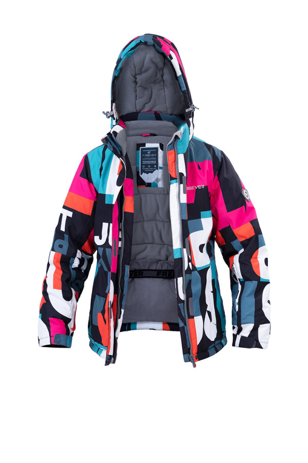 Гірськолижна куртка дитяча Freever SF 21603 мультиколор, Фото №3 - freever.ua