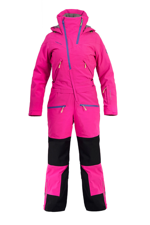 Комбінезон для сноуборду жіночий Freever WF 21608 рожевий, Фото №3 - freever.ua
