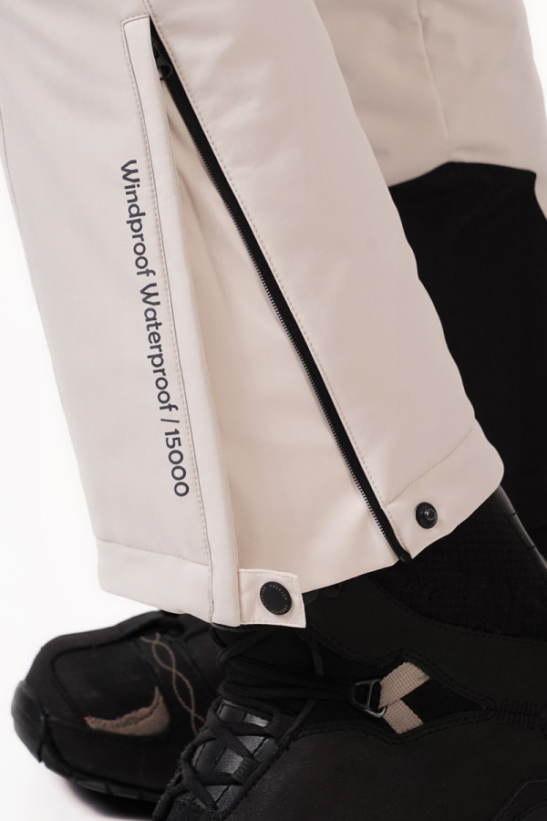 Жіночий гірськолижний комбінезон Freever NF 21615 бежевий, Фото №6- freever.ua