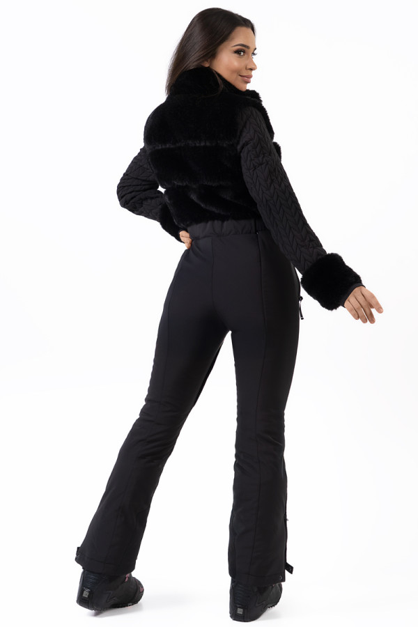 Жіночий гірськолижний комбінезон Freever NF 21615 чорний, Фото №2- freever.ua