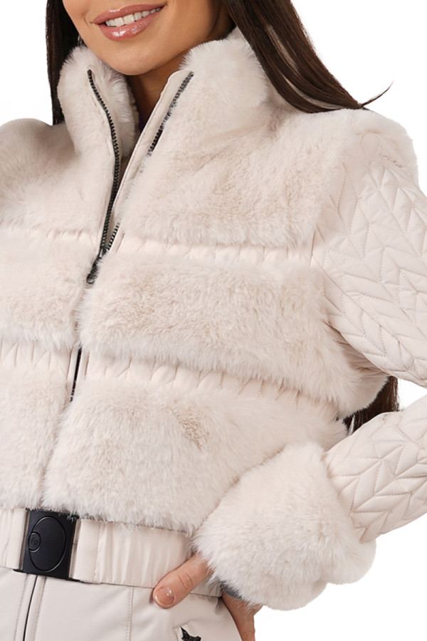 Жіночий гірськолижний костюм Freever NF 21616-21655 бежевий, Фото №4- freever.ua