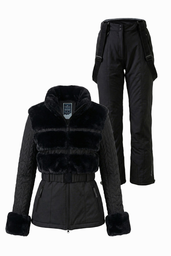 Жіночий гірськолижний костюм Freever NF 21616-21655 чорний