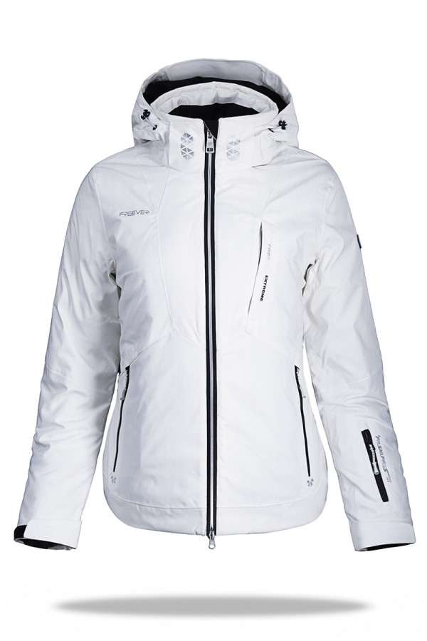 Горнолыжная куртка женская Freever WF 21618 белая, Фото №2 - freever.ua