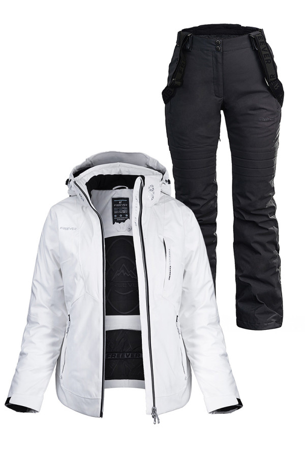 Женский лыжный костюм FREEVER 21618-521 белый - freever.ua