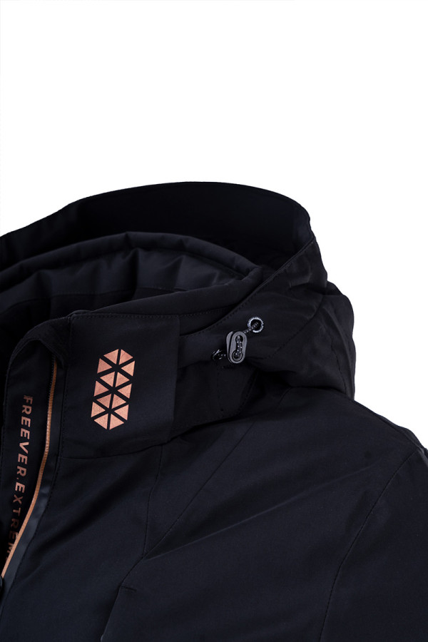 Горнолыжная куртка женская Freever WF 21618 черная, Фото №4 - freever.ua