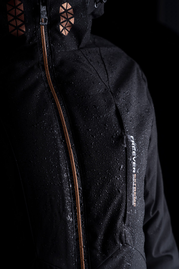 Горнолыжная куртка женская Freever WF 21618 черная, Фото №10 - freever.ua