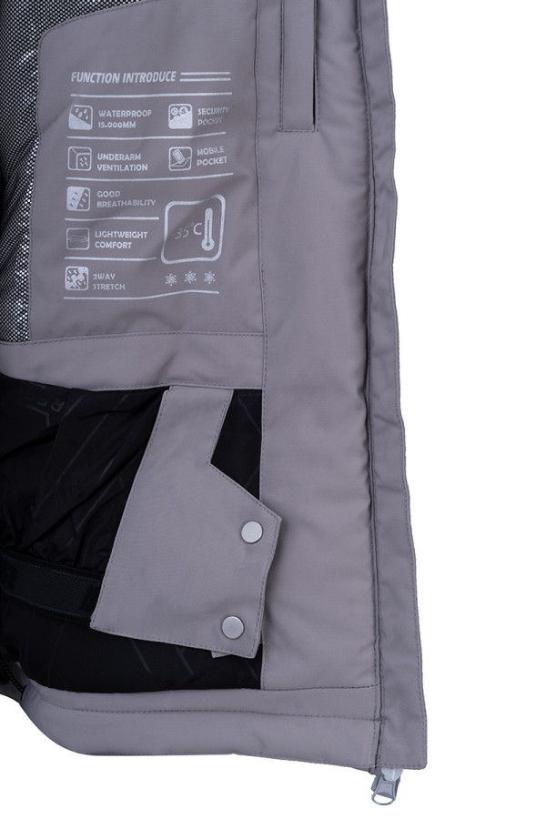 Горнолыжная куртка женская Freever WF 21619 бежевая, Фото №7 - freever.ua