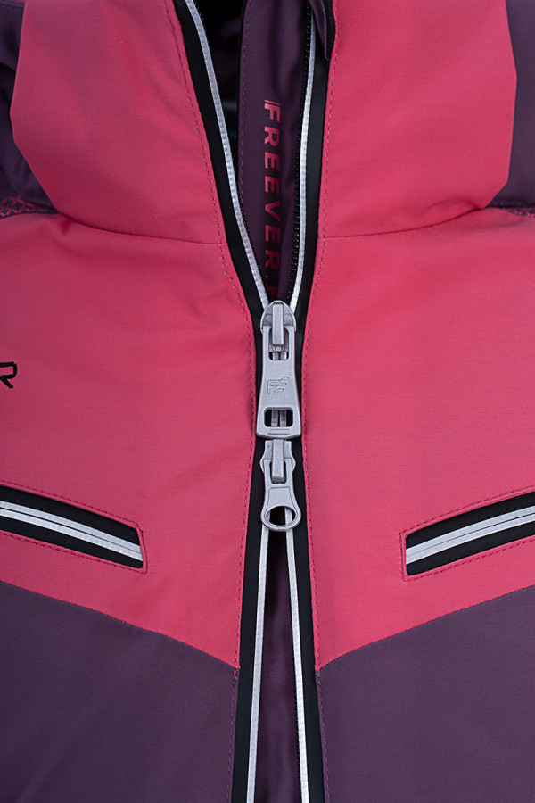 Горнолыжная куртка женская Freever WF 21619 фиолетовая, Фото №8 - freever.ua