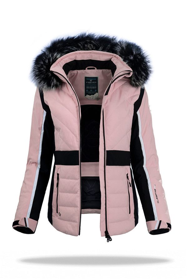 Гірськолижна куртка жіноча Freever WF 21620 рожева - freever.ua
