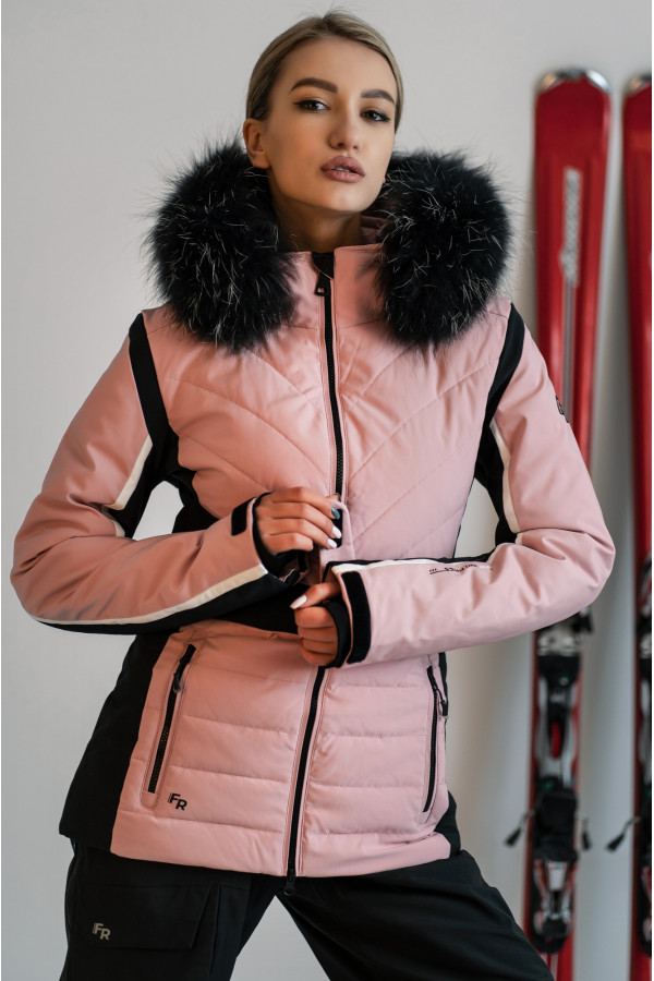 Гірськолижна куртка жіноча Freever WF 21620 рожева, Фото №6 - freever.ua