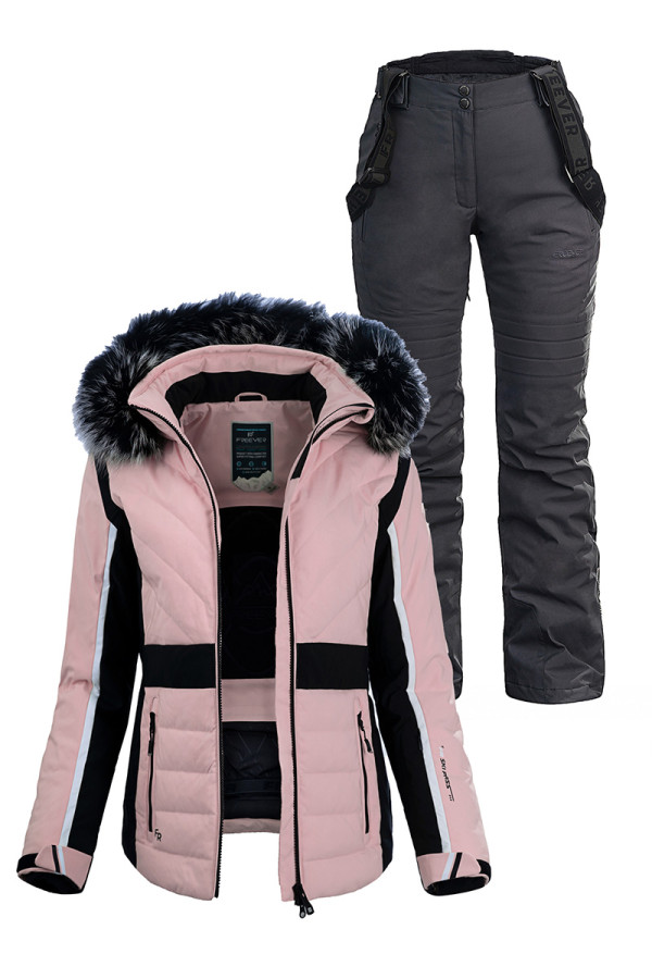Женский лыжный костюм FREEVER 21620-522 розовый - freever.ua