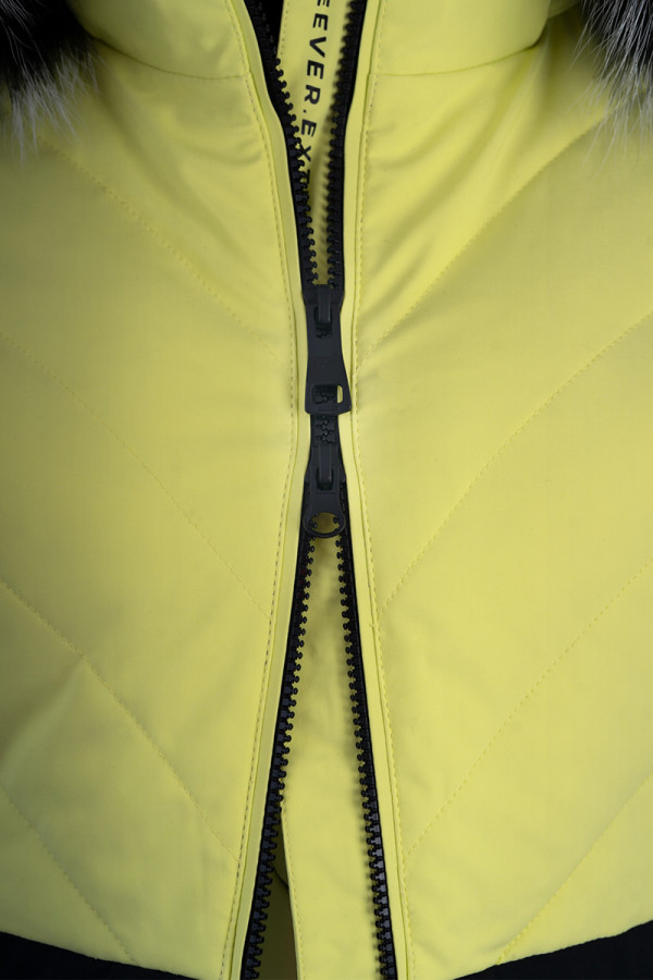 Гірськолижна куртка жіноча Freever WF 21620 жовта, Фото №6 - freever.ua