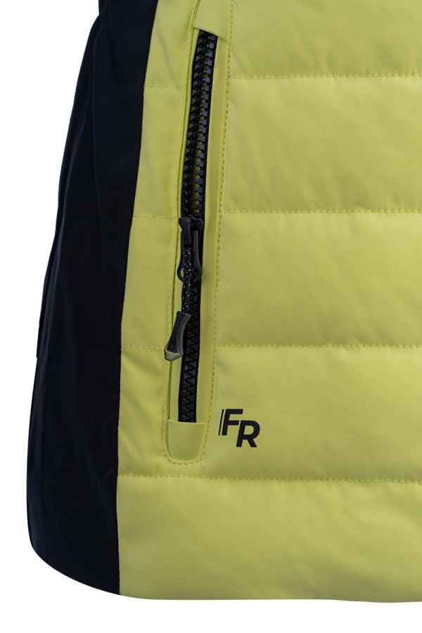 Гірськолижна куртка жіноча Freever WF 21620 жовта, Фото №7 - freever.ua