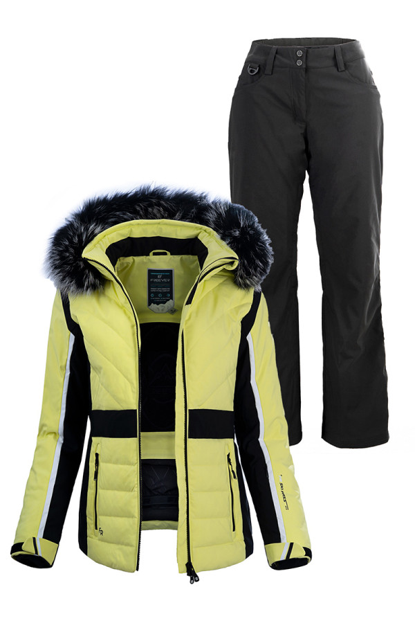 Женский лыжный костюм FREEVER 21620-531 желтый - freever.ua