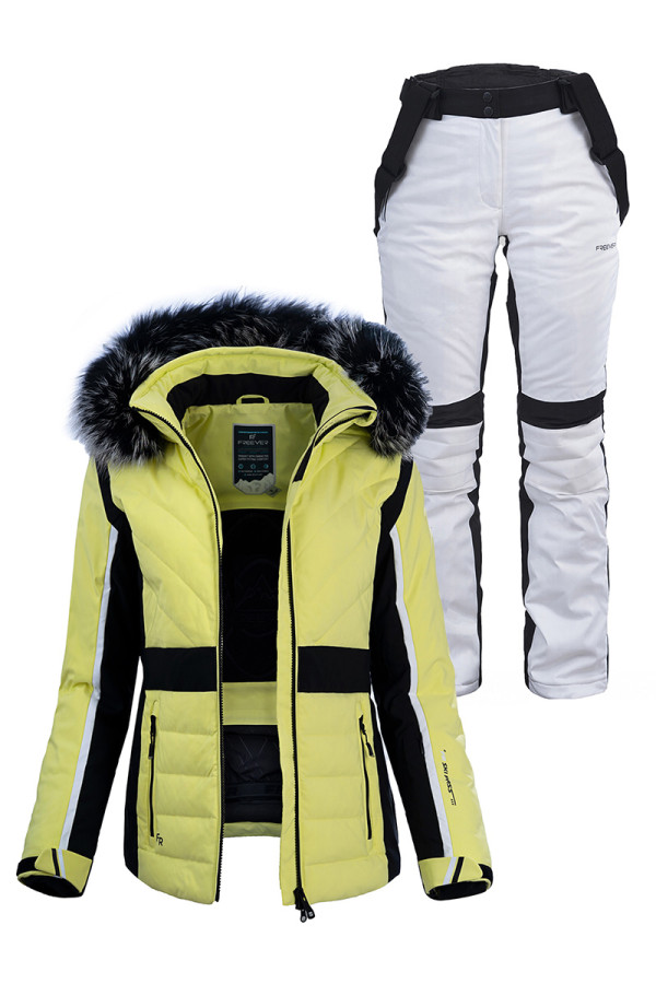 Женский лыжный костюм FREEVER 21620-030 желтый