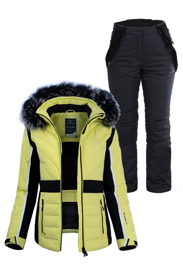Женский лыжный костюм FREEVER 21620-031 желтый - freever.ua