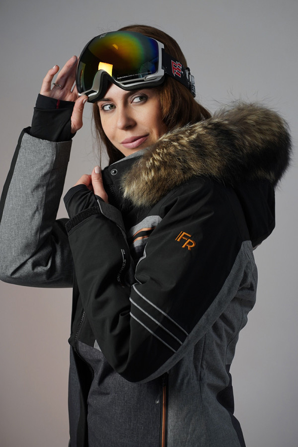 Жіночий лижний костюм FREEVER 21621-1521 чорний, Фото №5 - freever.ua