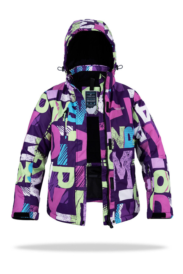 Гірськолижна дитяча куртка Freever AF 21623 мультиколор - freever.ua