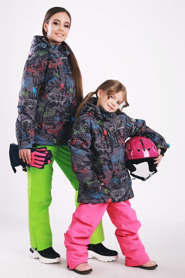 Гірськолижна дитяча куртка Freever AF 21624 мультиколор, Фото №2 - freever.ua