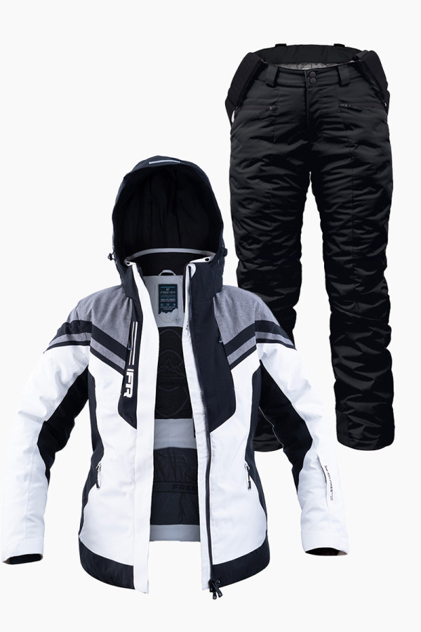 Жіночий лижний костюм FREEVER 21625-7608 білий - freever.ua