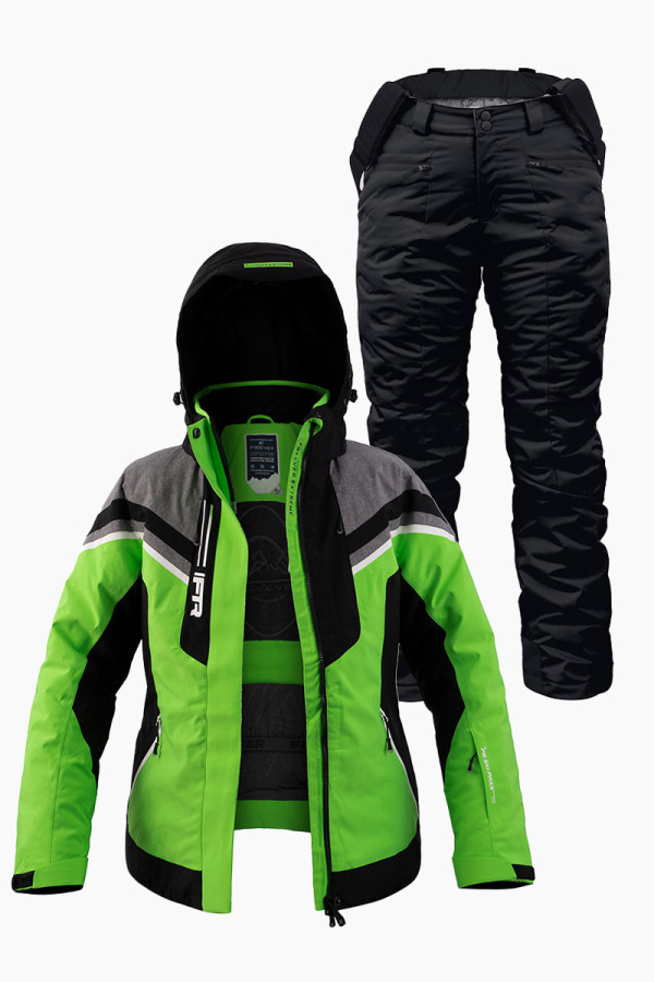 Женский лыжный костюм FREEVER 21625-7608 салатовый - freever.ua
