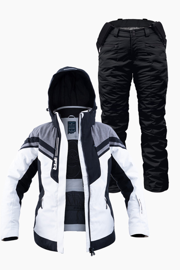 Женский лыжный костюм FREEVER 21625-7608 белый - freever.ua