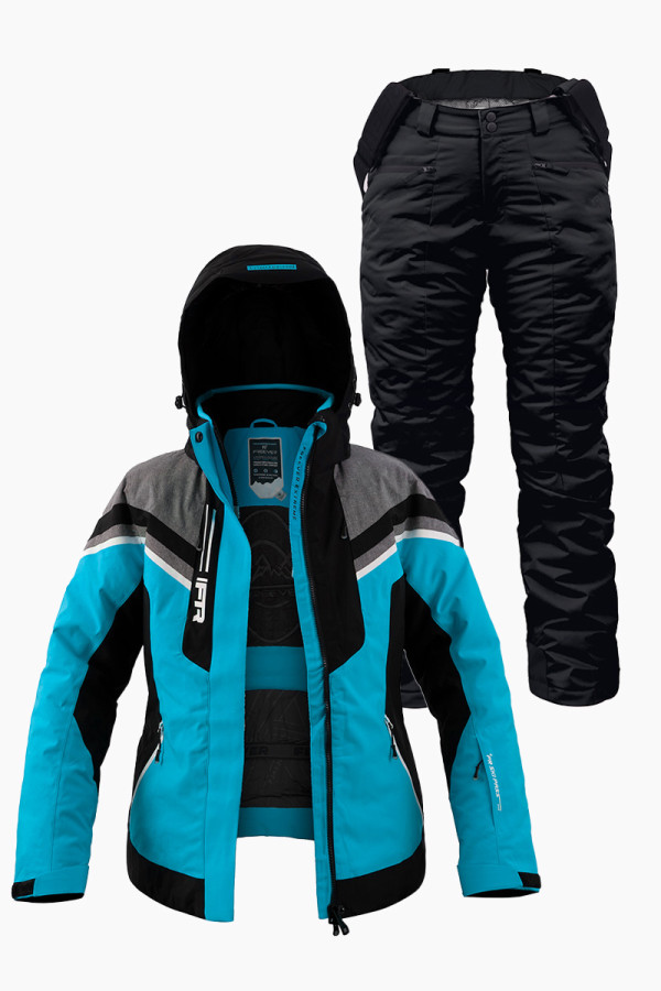 Женский лыжный костюм FREEVER 21625-7608 бирюзовый - freever.ua
