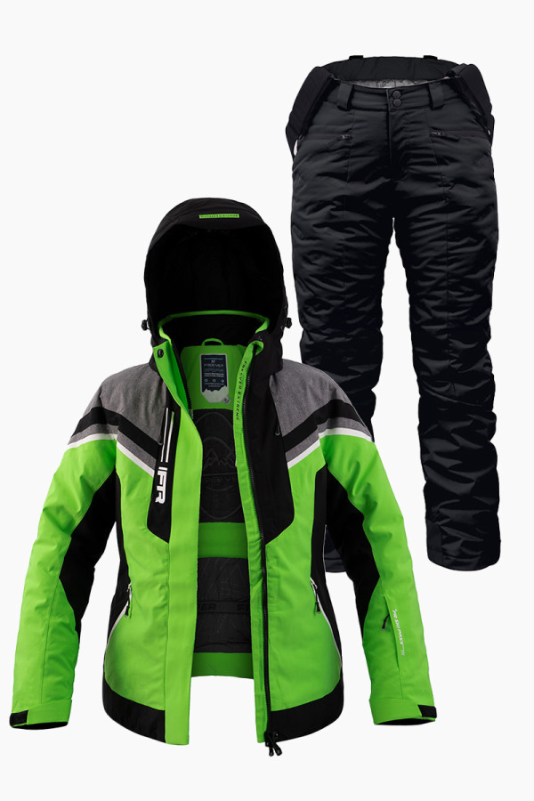 Женский лыжный костюм FREEVER 221625-7608 салатовый - freever.ua