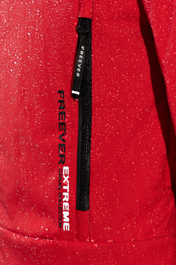 Жіноча гірськолижна куртка Freever NF 21627 червона, Фото №6- freever.ua