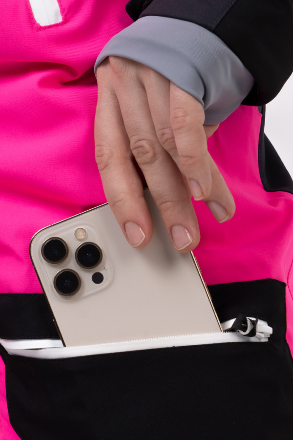 Комбінезон для сноуборда жіночий Freever NF 21629 рожевий , Фото №8- freever.ua