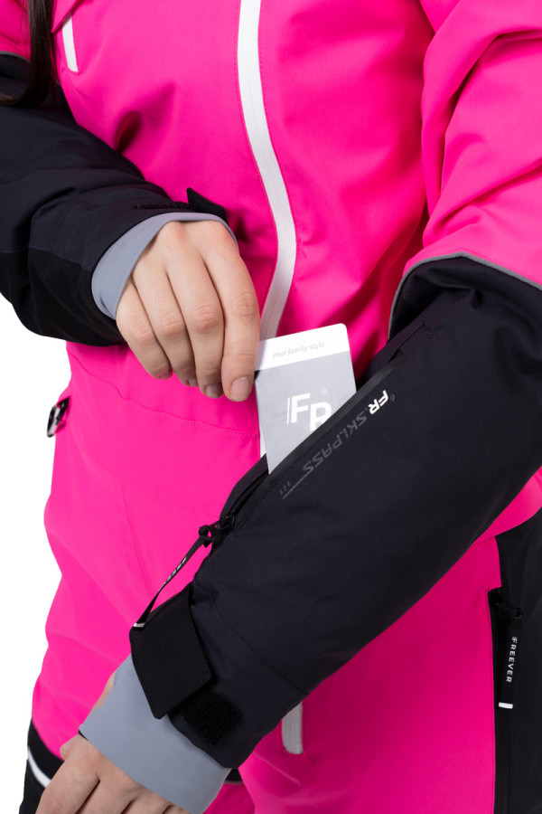 Комбінезон для сноуборда жіночий Freever NF 21629 рожевий , Фото №4- freever.ua