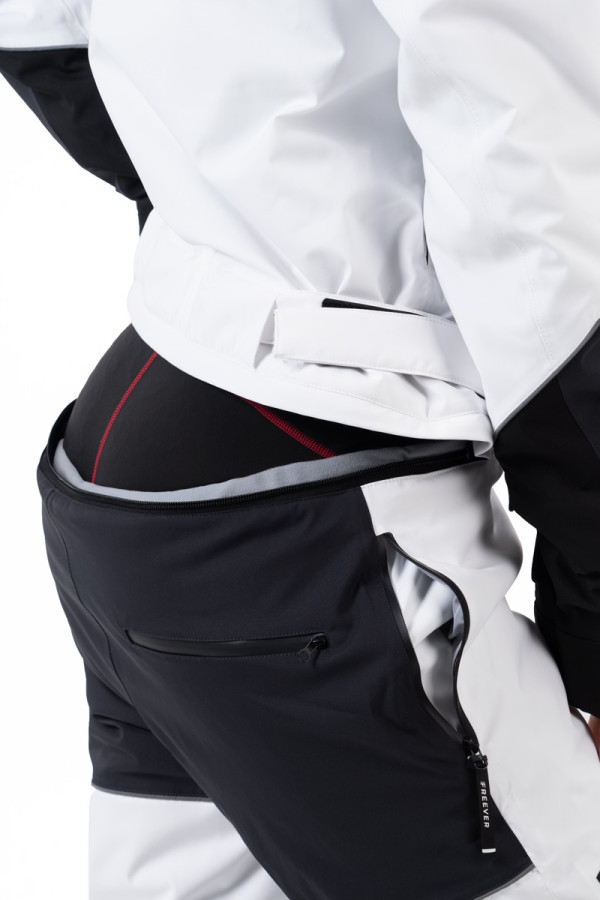 Женский комбинезон для сноуборда Freever NF 21629 белый, Фото №5- freever.ua