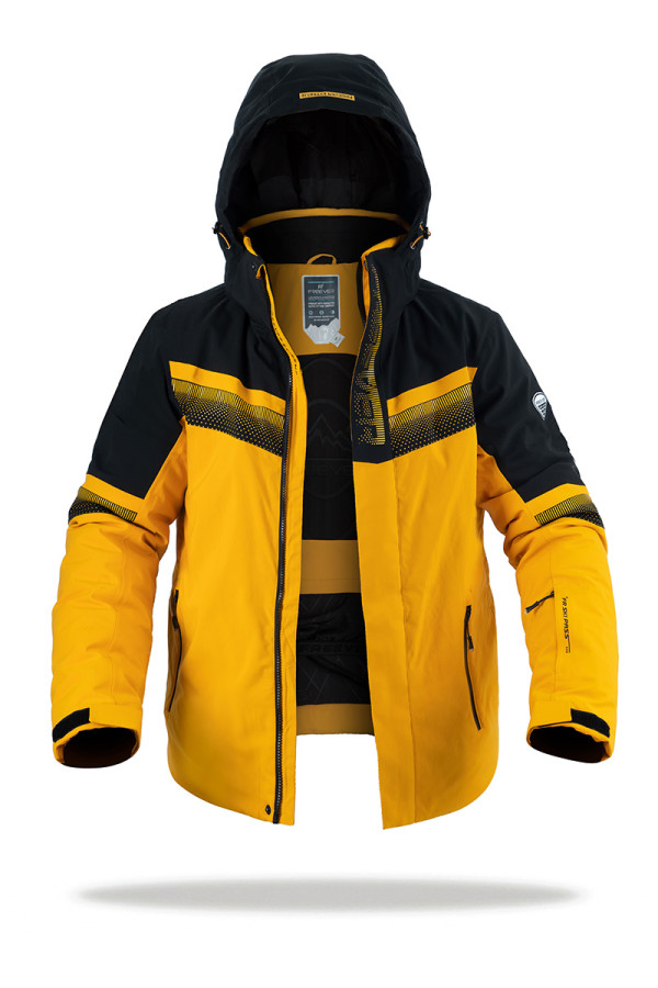 Горнолыжная куртка мужская Freever AF 21634 желтая