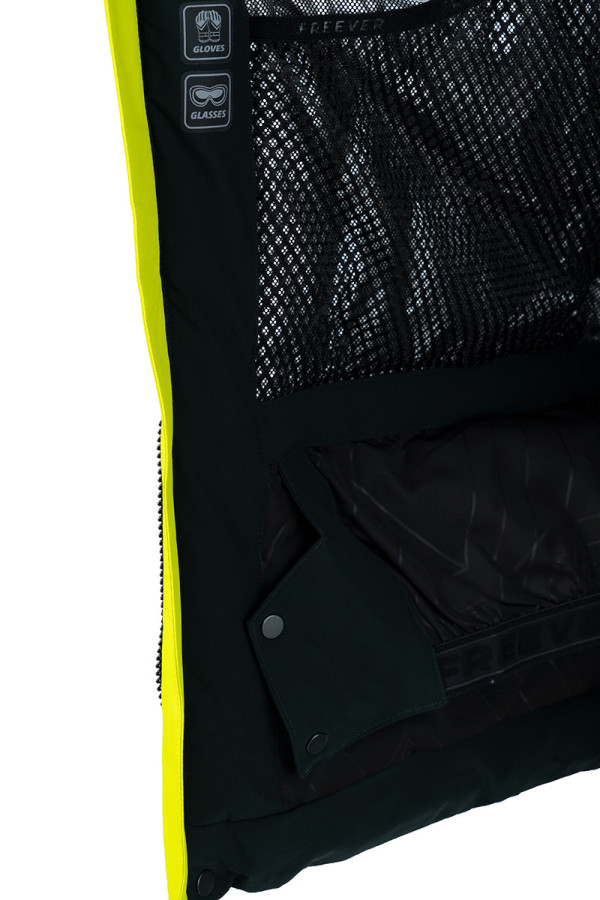 Горнолыжная куртка мужская Freever AF 21634 салатовая, Фото №8 - freever.ua