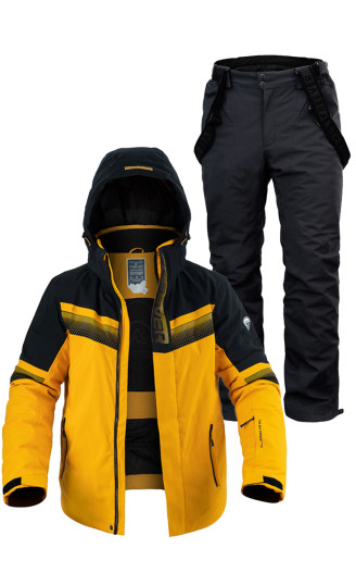 Мужской лыжный костюм FREEVER 21634-931 желтый