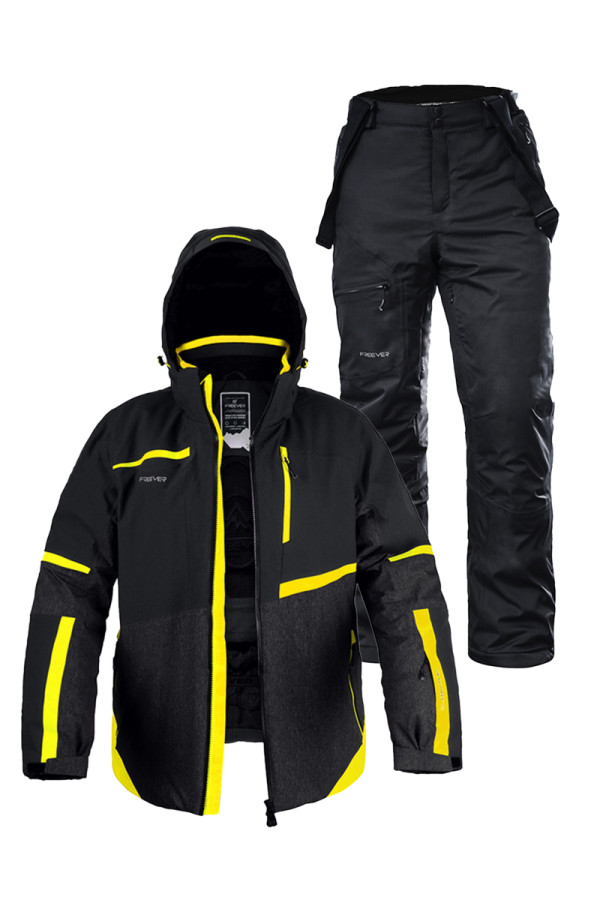 Чоловічий лижний костюм FREEVER 21635-021 чорний - freever.ua
