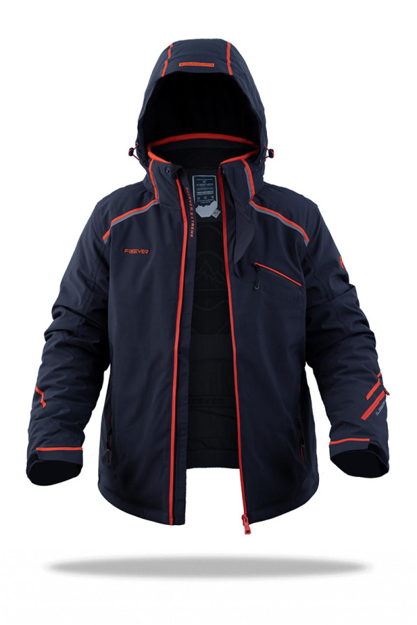 Гірськолижна куртка чоловіча Freever AF 21636 помаранчева - freever.ua
