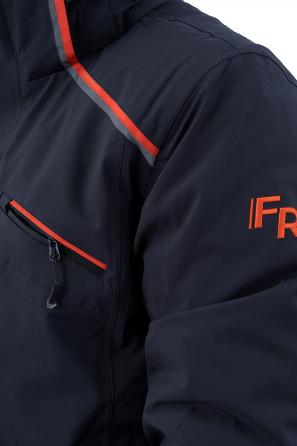 Гірськолижна куртка чоловіча Freever AF 21636 помаранчева, Фото №8 - freever.ua