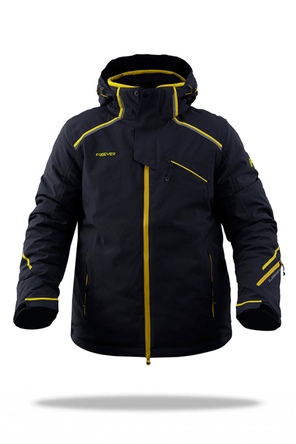 Гірськолижна куртка чоловіча Freever AF 21636 жовта, Фото №2 - freever.ua