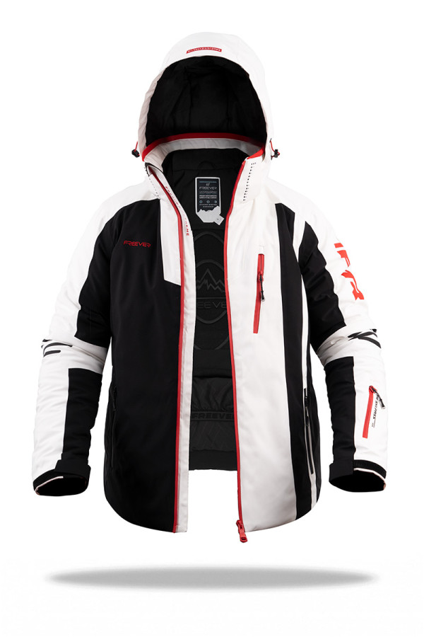 Гірськолижна куртка чоловіча Freever AF 21637 біла - freever.ua